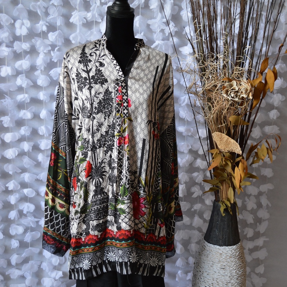 NEW Fancy Junaid Jamshed Silk Designer Shirt Kurta